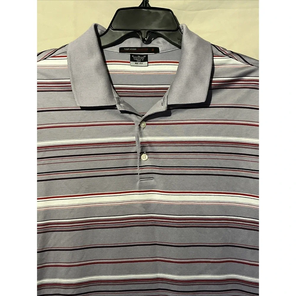 Tiger Woods Nike Dri-Fit Golf Men's Polo Size XL